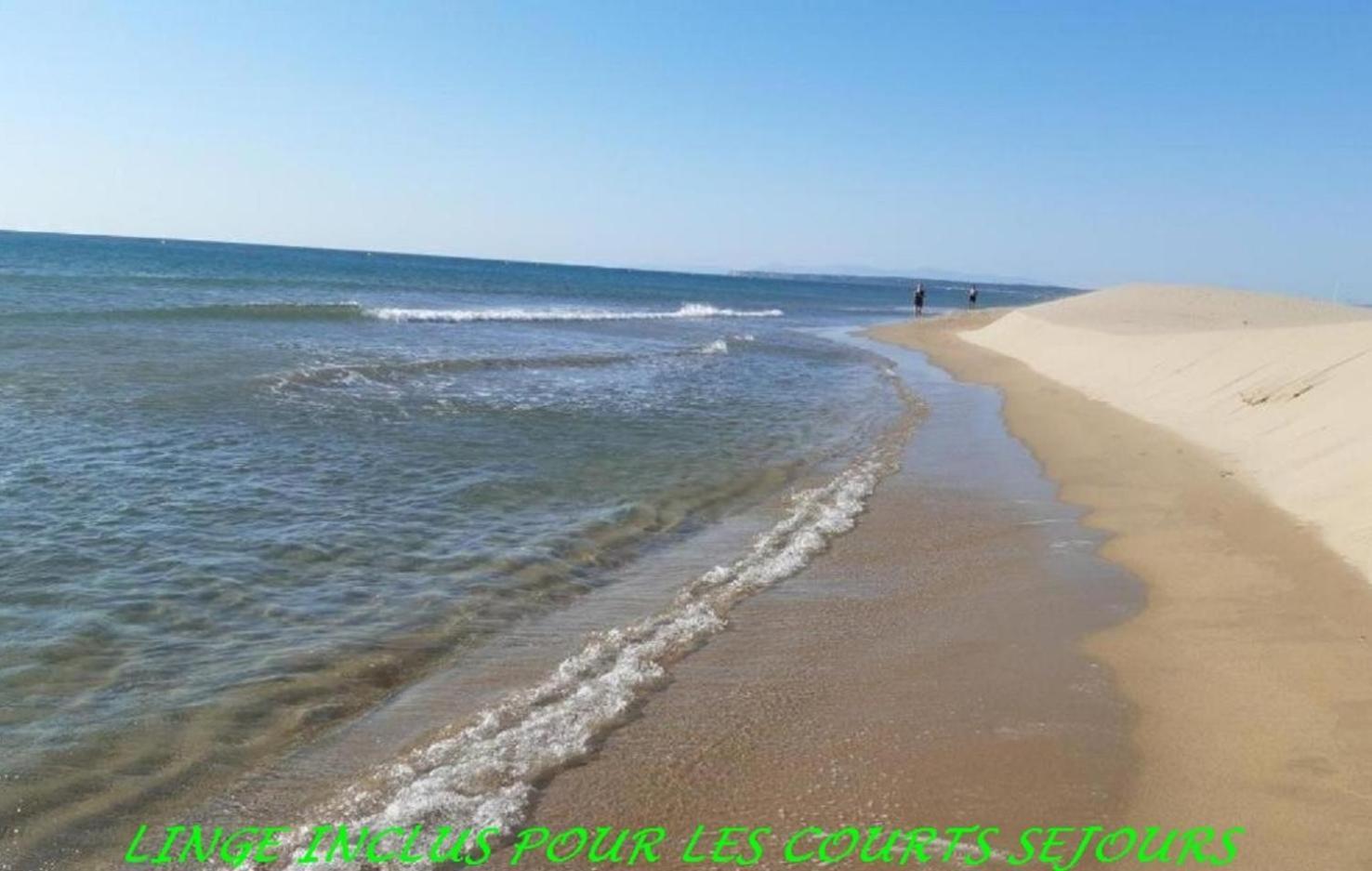 Appartement Juste à côté de la plage,vue latérale sur mer à Port-la-Nouvelle Extérieur photo